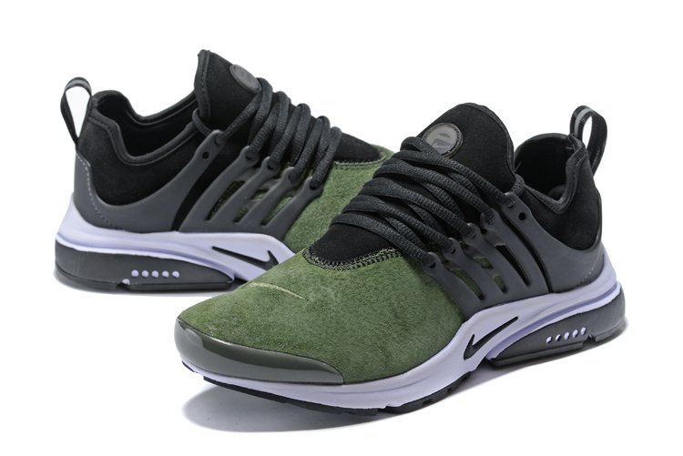 New Nike Air Presto Green Black Running Shoes